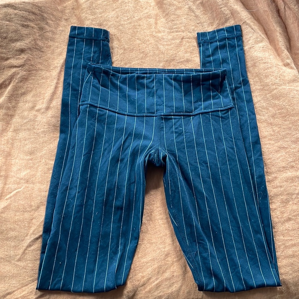 Lululemon pinstripe leggings